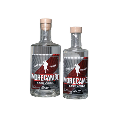 Three Wheel Gin Co Morecambe Bare Vodka, 35cl & 70cl