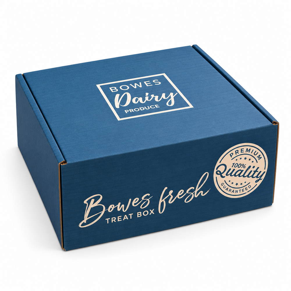 Bowes Dairy Cardboard Hamper Box – FREE