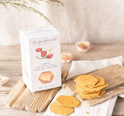 Chilli and Extra Virgin Olive Oil Crackers, 125g