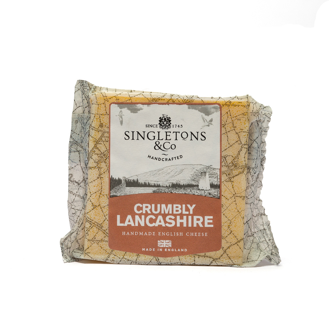 Singletons Crumbly Lancashire Cheese, 200g