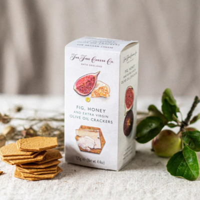 Fig, Honey and Extra Virgin Olive Oil Crackers, 125g