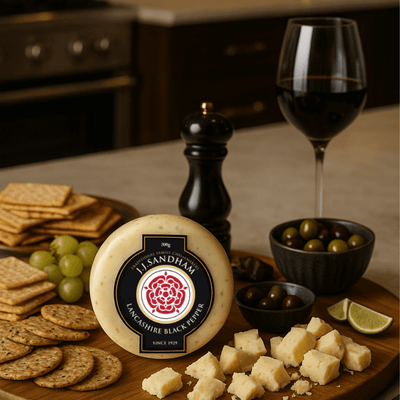 Lancashire with Black Pepper by JJ Sandham, 200g