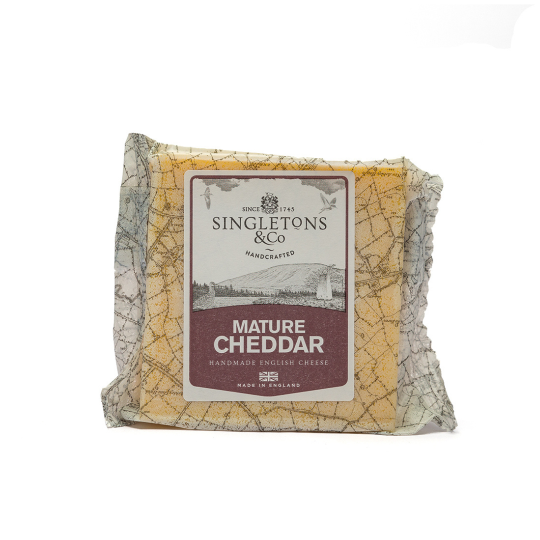 Singletons Mature Cheddar Cheese, 200g
