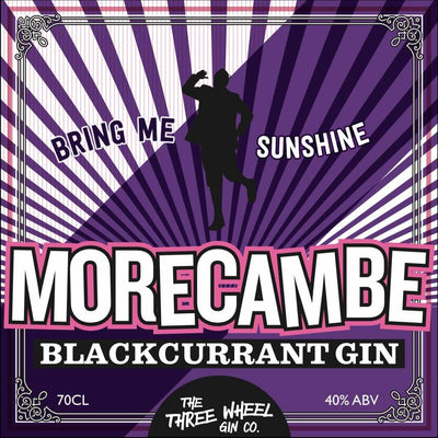 Three Wheel Gin Co Morecambe Blackcurrant Gin