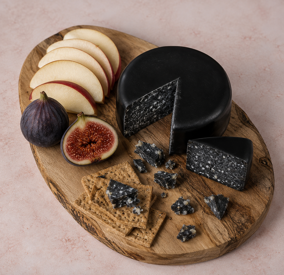 Charcoal Cheddar Cheese Truckle Old King Coal