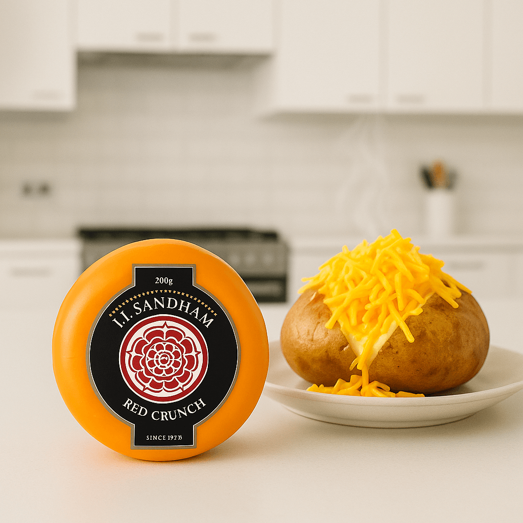 Red Crunch Red Leicester Cheese by JJ Sandham, 200g