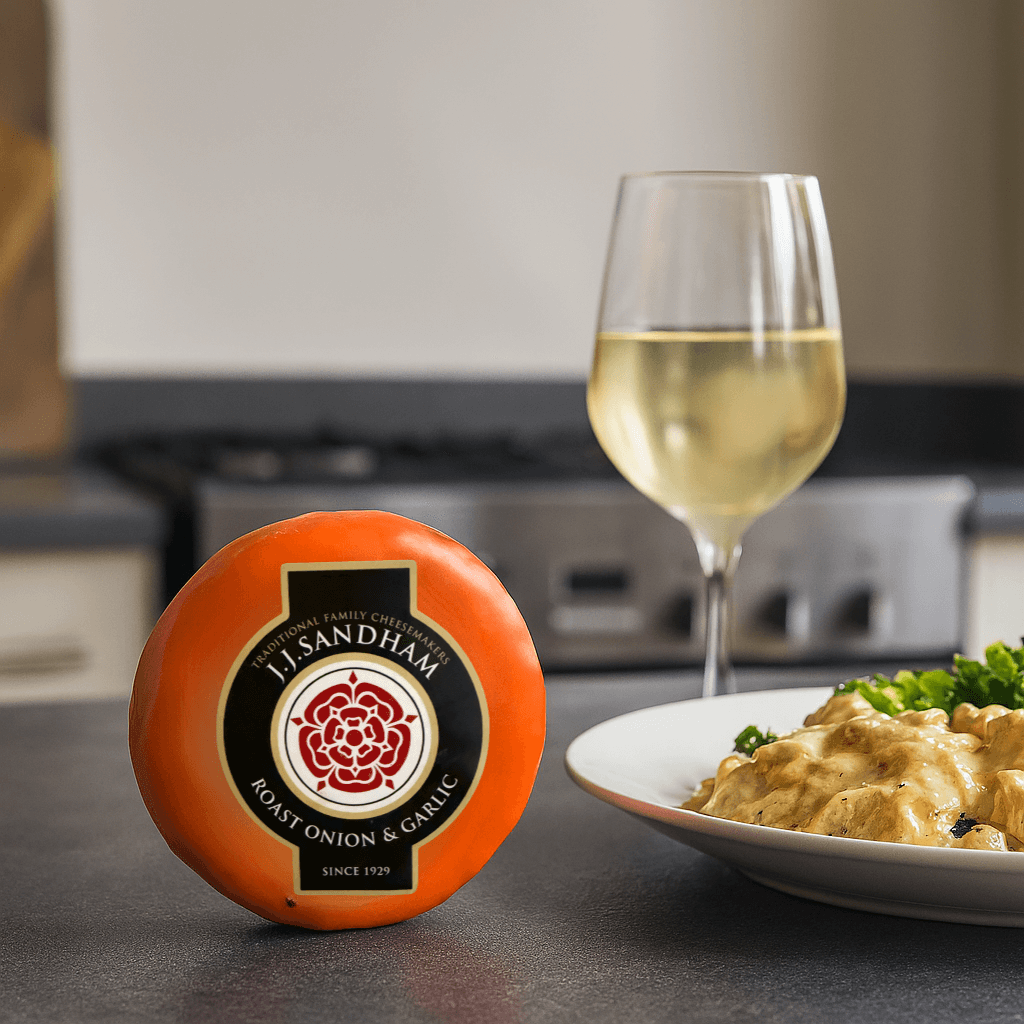 Roast Onion & Garlic Cheddar by JJ Sandham, 200g