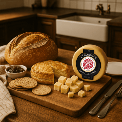 Tasty Lancashire Cheese by JJ Sandham, 200g