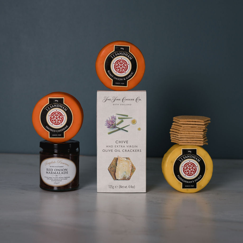 Tasty Cheese Truckles part of Cheese Gift Box Hamper produced by Bowes Dairy Produce