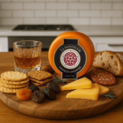 Smoked Cheddar Cheese by JJ Sandham, 200g