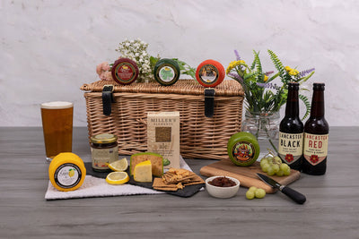 Bevvy Cheese Box Hamper with Wine or Beer