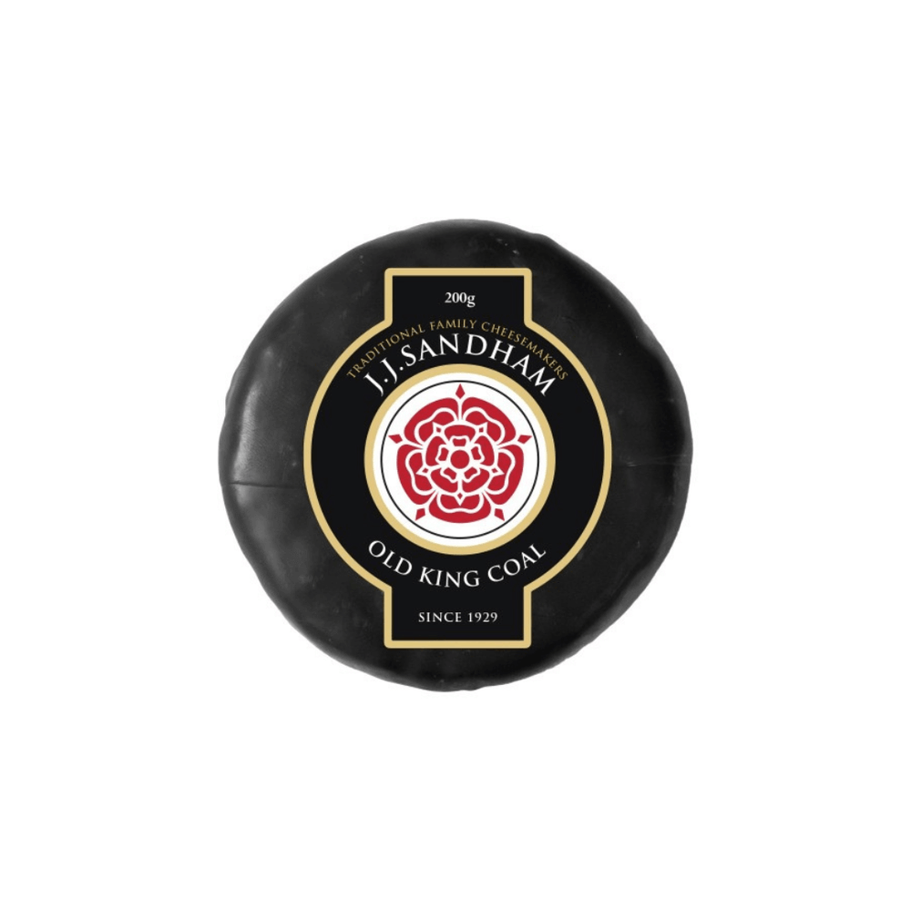 JJ Sandham Old King Coal Charcoal Cheddar Cheese