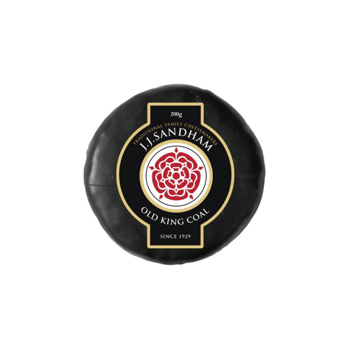 JJ Sandham Old King Coal Charcoal Cheddar Cheese