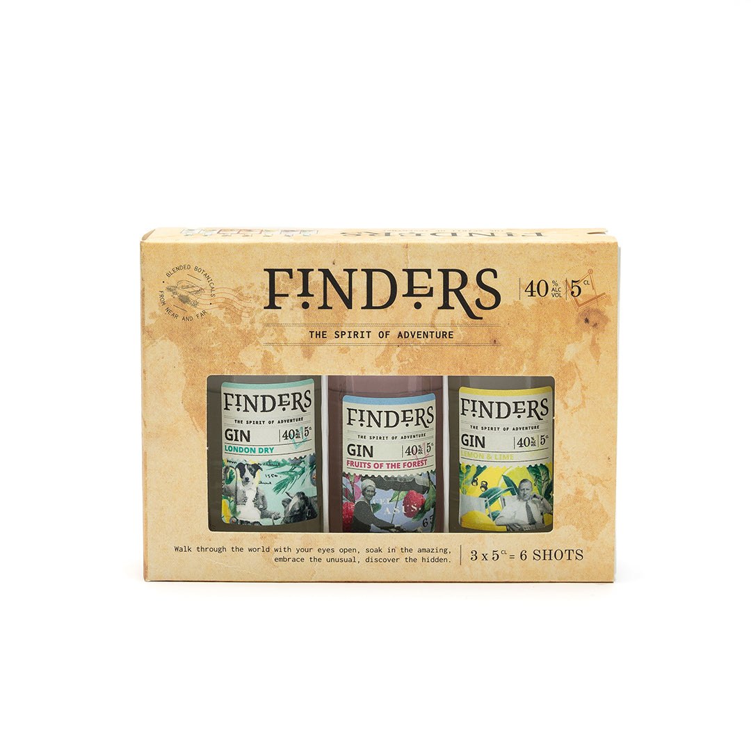 Finders Mini 3 Gin Tasters, 3 x 5cl